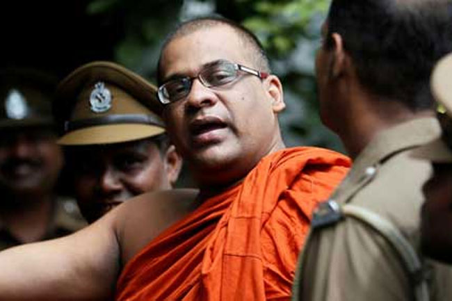 Gnanasara Thero granted bail after appealing defamation sentence