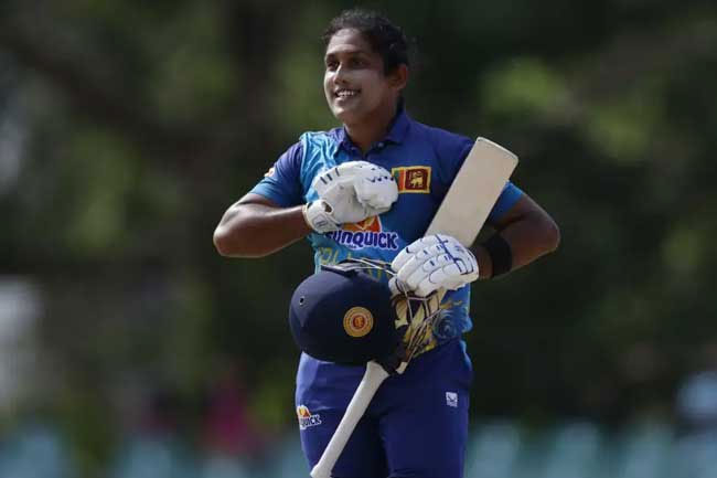 Chamari smashes first-ever century in Womens T20 Asia Cup history 