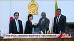 Japan officially announces release of funds to resume projects in Sri Lanka (English)