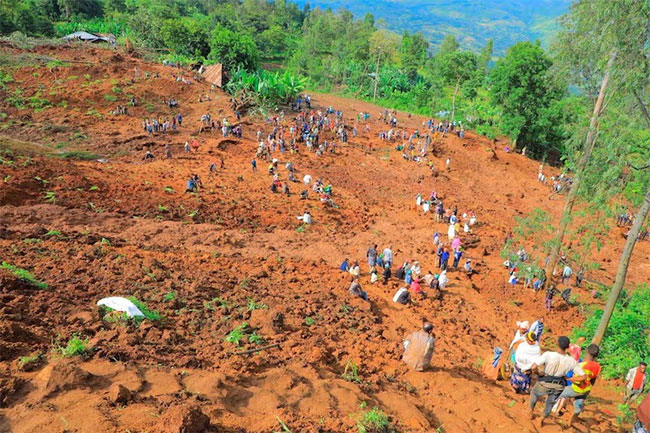    Death toll from Ethiopia landslide hits 257, could reach 500: UN