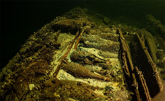 Divers discover 100 bottles of champagne in 19th-century shipwreck