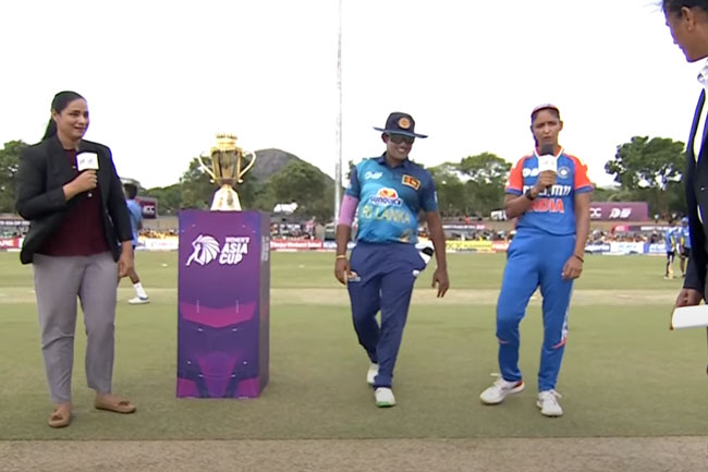   Womens T20 Asia Cup final: India win toss, opt to bat first