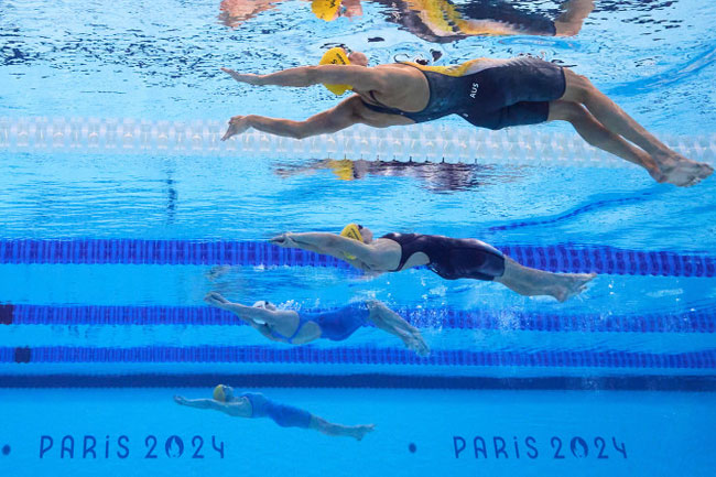 Many top swimmers are going slower than expected in the Olympic pool. Is it too shallow?