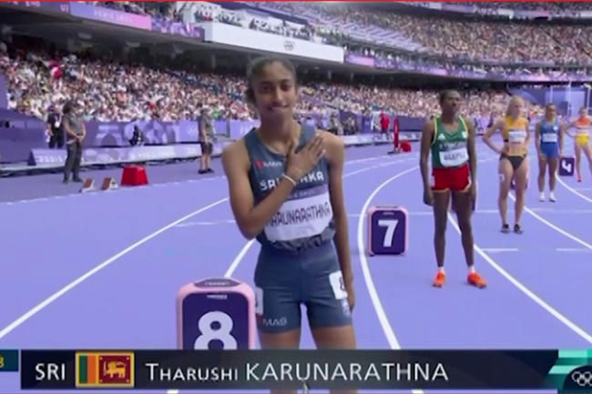 Tharushi Karunaratnes 800m challenge ends at Paris Olympics