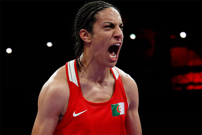 Algerian boxer Khelif eyes gold amid gender row