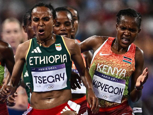   Kenyas Beatrice Chebet charges to 5,000m gold, Faith Kipyegons silver reinstated