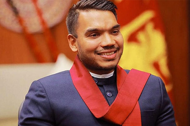 Namal tipped to be named SLPP presidential candidate as Dhammika Perera pulls out 