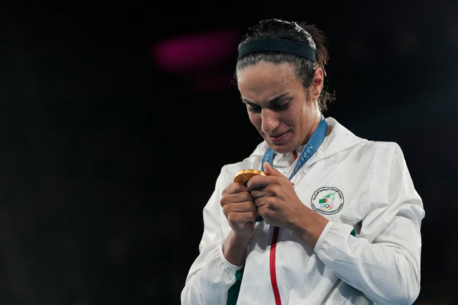 I am a woman: Imane Khelif hits back in gender row after claiming gold