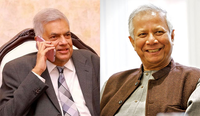 President phones Dr. Yunus, pledges Sri Lankas support to Bangladeshs recovery