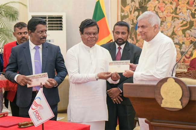 Sri Lanka release worlds longest stamp symbolising Kandy Esala Perahera