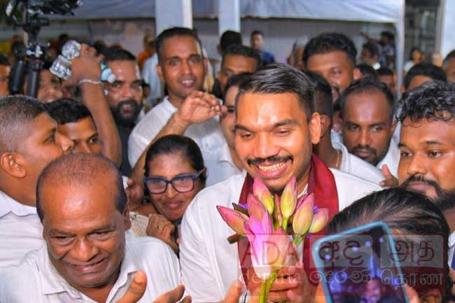 Namal Rajapaksas maiden rally in Apura today