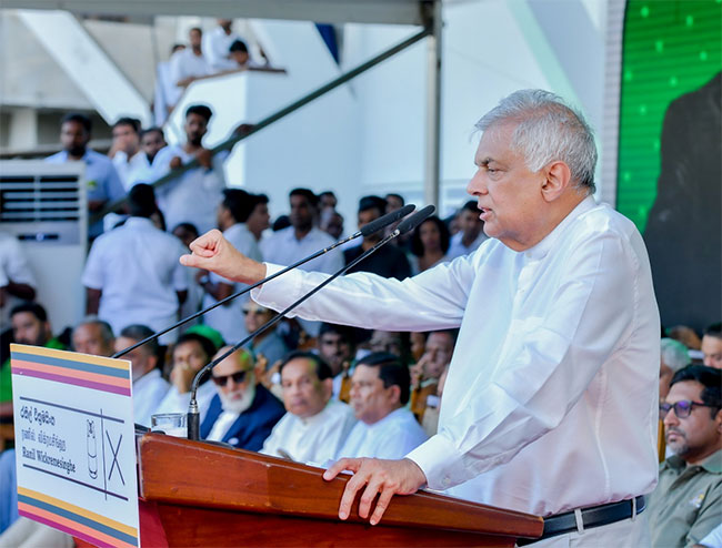 President challenges Sajith and Anura to an open discussion