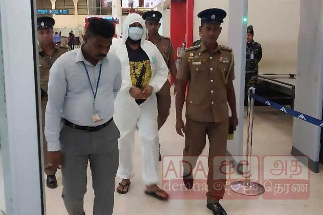 Accomplice of underworld figure Matugama Shan brought back to Sri Lanka