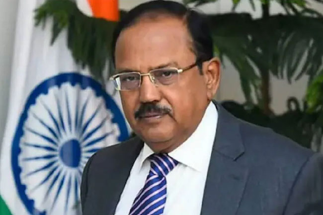 Indias National Security Adviser Ajit Doval arrives in Sri Lanka