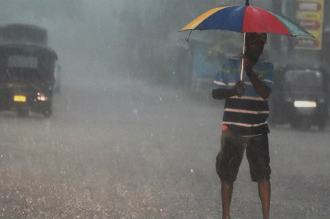 Fairly heavy showers expected in parts of the island 