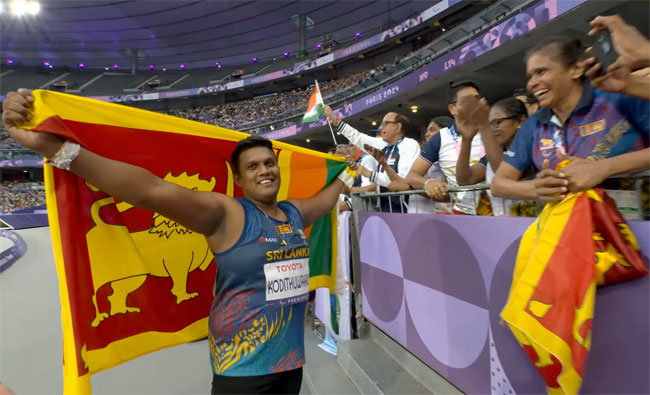 Sri Lankas Samitha Dulan wins silver at Paris Paralympics