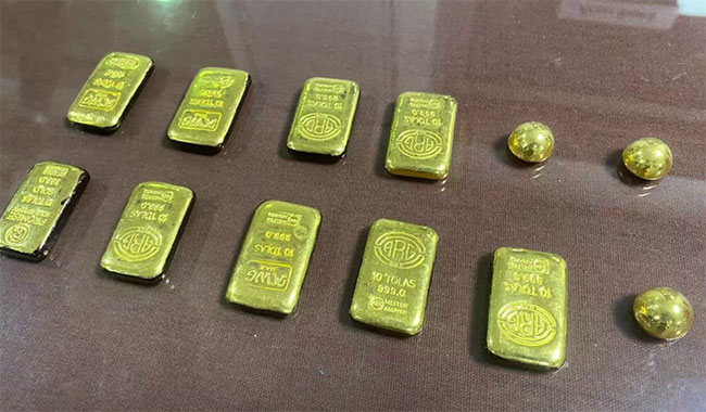 Indian businessman arrested with gold biscuits worth Rs. 30 mln at BIA