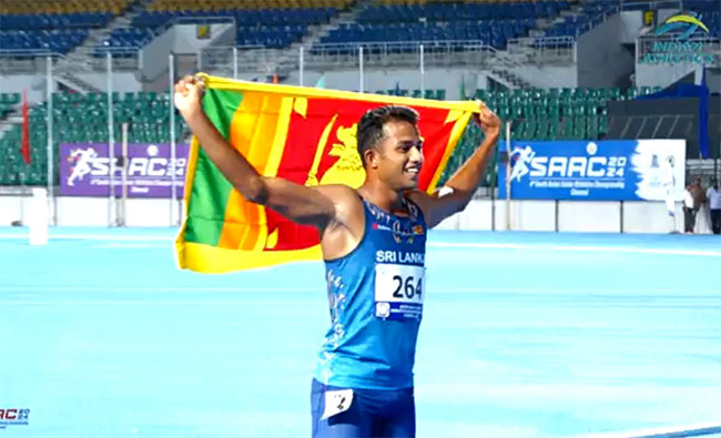 Sri Lanka wins several medals including 3 gold at South Asian Junior Athletics Cships