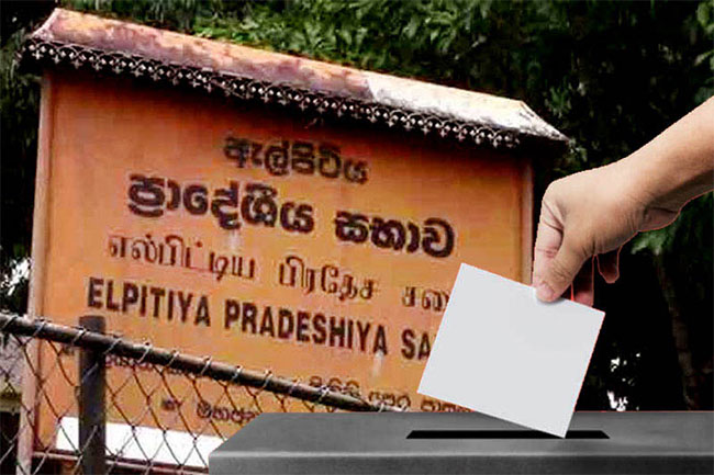 Elpitiya Pradeshiya Sabha election on October 26