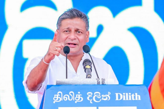 Dilith urges to use votes to put an end to politics of thieves