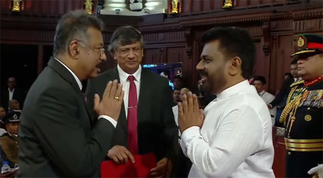 Anura Kumara Dissanayake sworn in as President of Sri Lanka