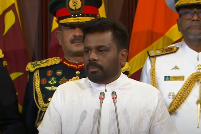 President Anura Kumara highlights commitment to democracy and crisis recovery in first speech