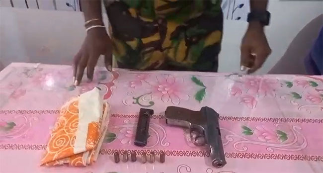 Podi Lassis relative arrested with micro pistol and ammo