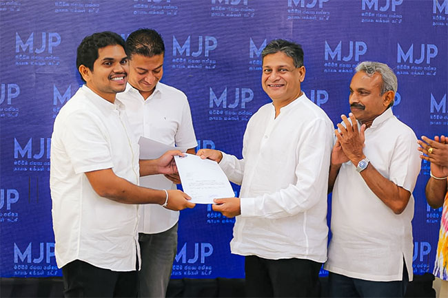 Daham Sirisena and Rajika Wickremesinghe join MJP