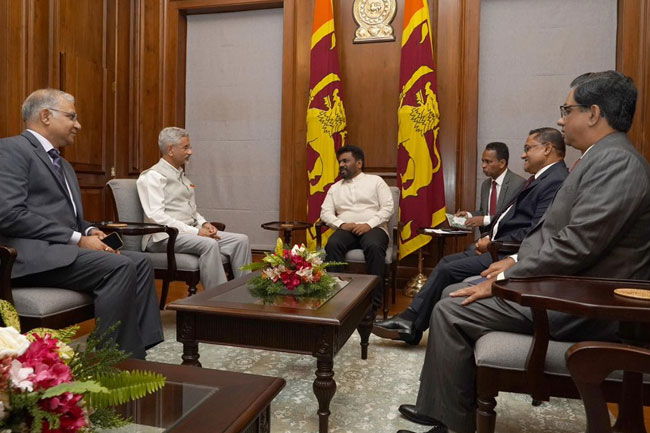 Jaishankar extends invitation for President Dissanayake to visit India