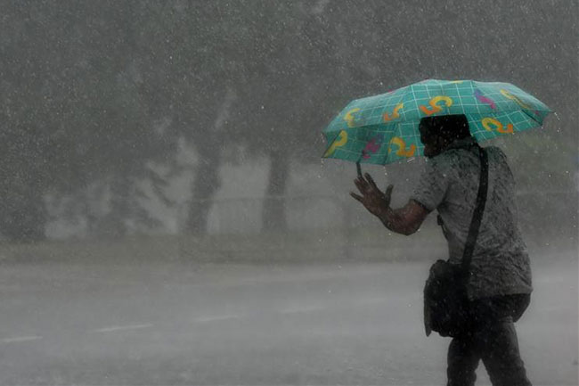 Heavy showers above 100mm expected in parts of the island