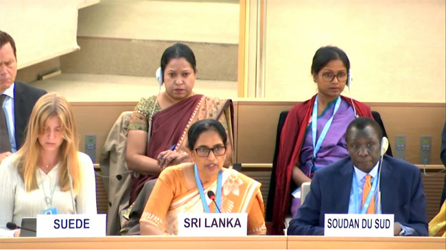 Sri Lanka rejects draft resolution adopted at UNHRC, decries external mechanism