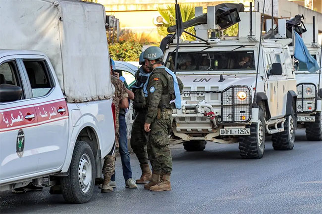 Two Sri Lankan peacekeepers in Lebanon injured in Israeli attack