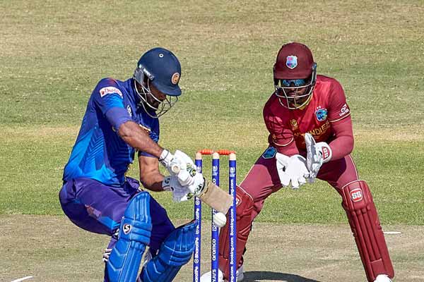 Sri Lanka scores 179/7 against West Indies