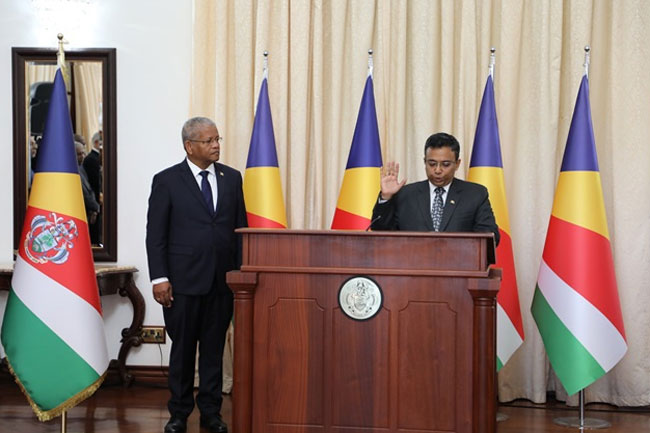 Sri Lankan attorney Vincent Perera sworn in as new Attorney General of Seychelles