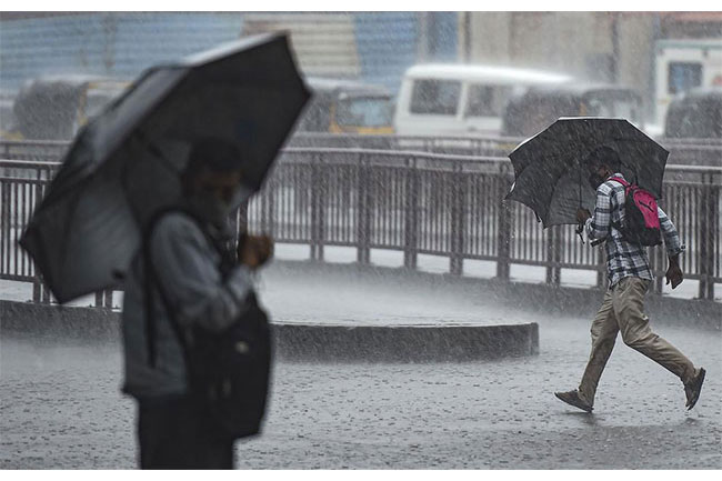 Fairly heavy showers expected in parts of the island