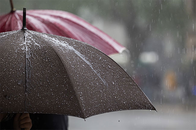 Heavy showers above 75 mm expected in parts of the island tomorrow