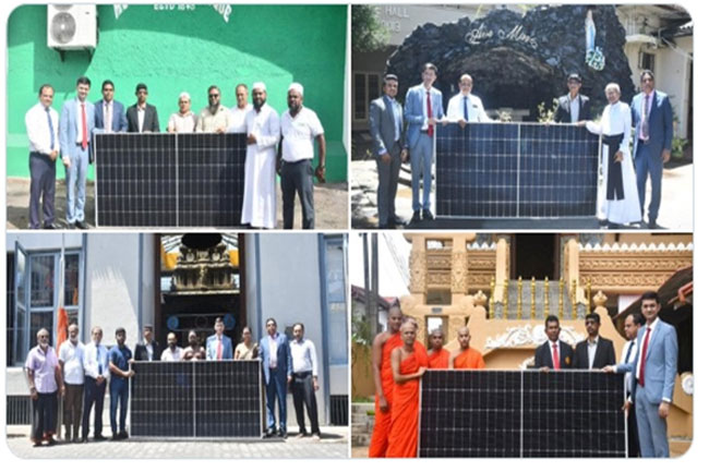 India donates solar rooftop systems to religious places in Sri Lanka