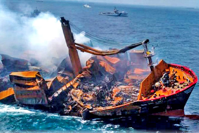 Sri Lanka to probe corruption in handling of X-Press Pearl disaster - report