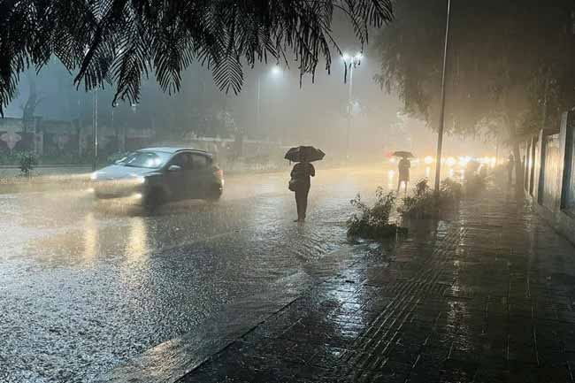 Heavy showers above 100mm expected in several provinces