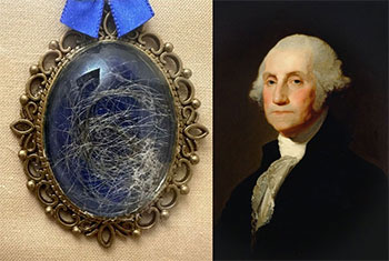 Lock of George Washingtons hair among historic presidential items up for auction