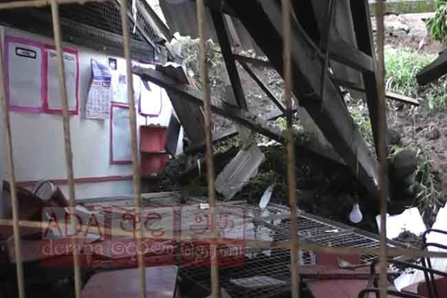 Embankment collapse at DS Senanayake College in Kandy puts classes at risk