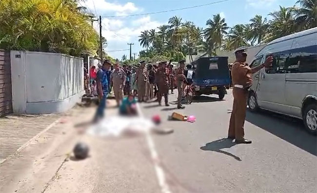 Man and woman killed in shooting at Ambalangoda