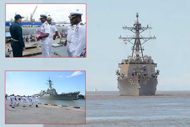 USS Michael Murphy arrives in Colombo