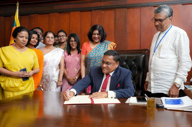 Minister Vijitha Herath assumes duties at Foreign Ministry