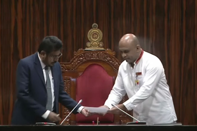 Asoka Ranwala appointed new Speaker of Parliament