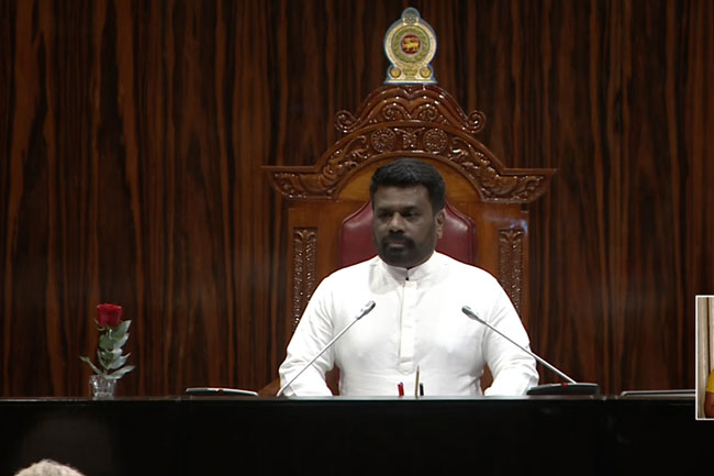 President Dissanayake delivers govts policy statement