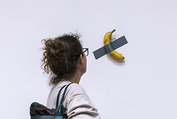 Duct-taped banana sells for $6.2 million at art auction