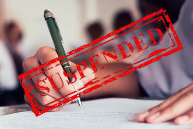 Ongoing 2024 A/L Exam temporarily suspended