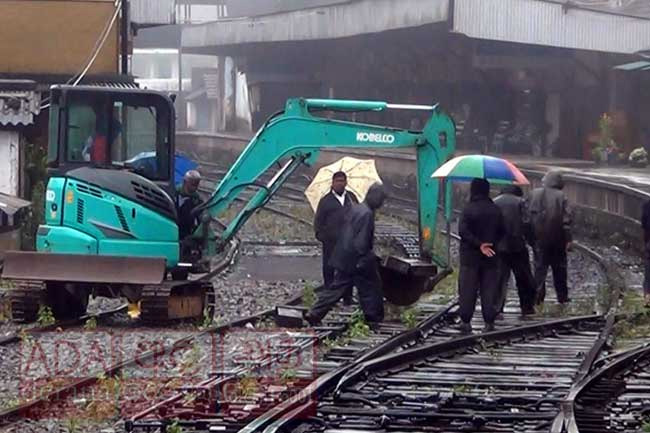 Train services impacted due to adverse weather