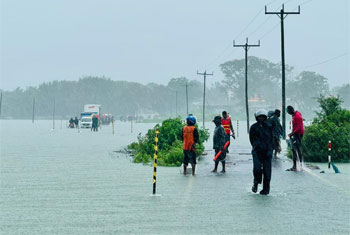 Heavy rains wreak havoc...